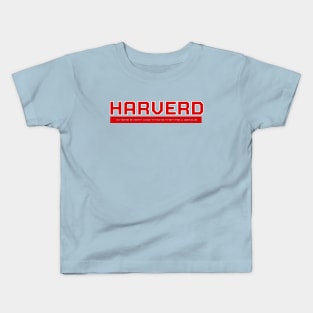 Harverd - Where Every One Thinks They're A Genius - Funny Design Kids T-Shirt